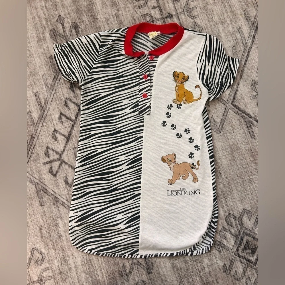 VINTAGE 90s Disney The Lion King Pajama Size 3T USA Simba & Nala Original